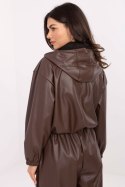 Kurtka Damska Model IT-KR-FL9729.15P Brown - Rue Paris - uniwersalny