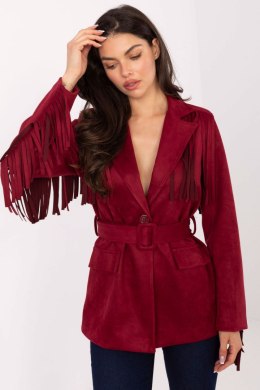 Marynarka Model IT-PL-5792.33 Bordo - Rue Paris - uniwersalny