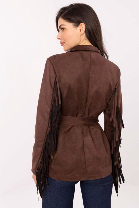 Marynarka Model IT-PL-5792.33 Brown - Rue Paris - uniwersalny