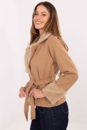Płaszcz Damski Model IT-KR-4608.05P Camel - Rue Paris - uniwersalny