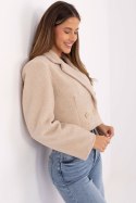Płaszcz Damski Model IT-KR-FL9730.23 Light Beige - Rue Paris - S/M