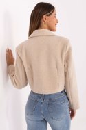 Płaszcz Damski Model IT-KR-FL9730.23 Light Beige - Rue Paris - S/M