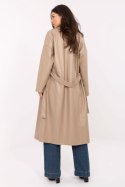 Płaszcz Damski Model IT-PL-A8393.81 Beige - Rue Paris - uniwersalny