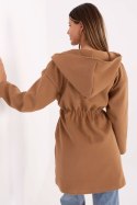 Płaszcz Damski Model IT-PL-A9587.00 Camel - Rue Paris - uniwersalny