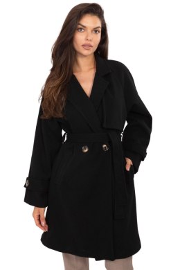 Płaszcz Damski Model IT-PL-A9589.58 Black - Rue Paris - uniwersalny