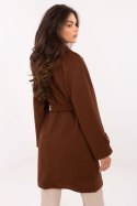 Płaszcz Damski Model IT-PL-A9589.58 Brown - Rue Paris - uniwersalny