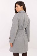 Płaszcz Damski Model IT-PL-A9589.58 White/Grey - Rue Paris - uniwersalny