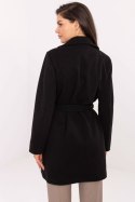Płaszcz Damski Model IT-PL-A9590.85 Black - Rue Paris - uniwersalny