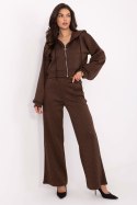 Spodnie Komplet Model IT-KMPL-21709.18 Brown - Rue Paris - uniwersalny