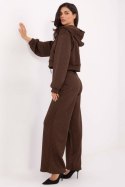 Spodnie Komplet Model IT-KMPL-21709.18 Brown - Rue Paris - uniwersalny