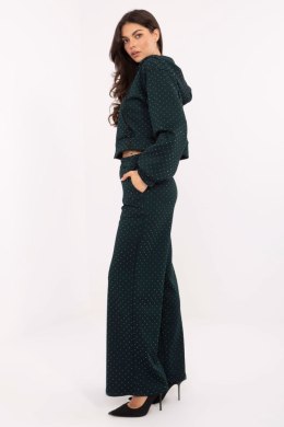Spodnie Komplet Model IT-KMPL-21709.18 Dark Green - Rue Paris - uniwersalny