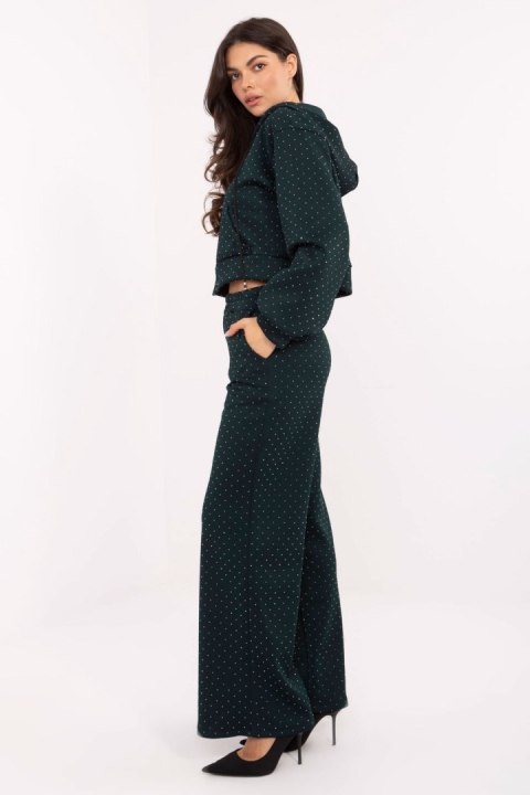 Spodnie Komplet Model IT-KMPL-21709.18 Dark Green - Rue Paris - uniwersalny