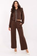 Spodnie Komplet Model IT-KMPL-21719.86 Brown - Rue Paris - uniwersalny