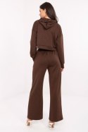 Spodnie Komplet Model IT-KMPL-21719.86 Brown - Rue Paris - uniwersalny