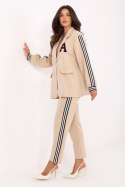 Spodnie Komplet Model IT-KMPL-9721.15 Beige - Rue Paris - uniwersalny