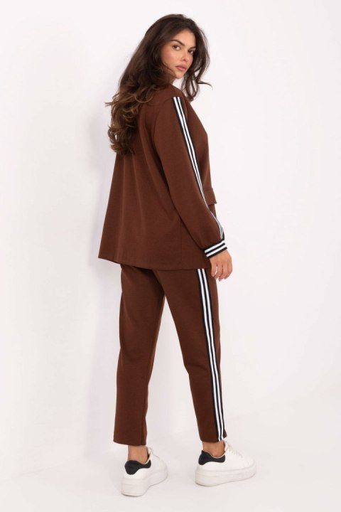 Spodnie Komplet Model IT-KMPL-9721.15 Brown - Rue Paris - uniwersalny