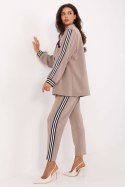 Spodnie Komplet Model IT-KMPL-9721.15 Dark Beige - Rue Paris - uniwersalny