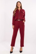 Spodnie Komplet Model IT-KMPL-9731.49 Bordo - Rue Paris - uniwersalny