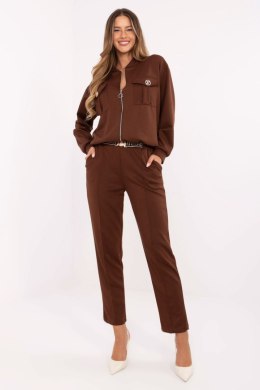 Spodnie Komplet Model IT-KMPL-9731.49 Brown - Rue Paris - uniwersalny