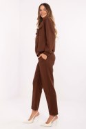 Spodnie Komplet Model IT-KMPL-9731.49 Brown - Rue Paris - uniwersalny