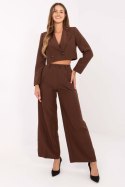 Spodnie Komplet Model IT-KMPL-FL9019.08P Brown - Rue Paris - S/M