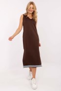 Sukienka Komplet Model IT-KMPL-9719.64 Dark Brown - Rue Paris - uniwersalny