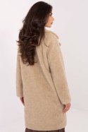 Płaszcz Damski Model IT-PL-88121.01P Beige - Factory Price - uniwersalny