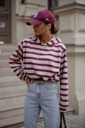 Bluza Damska Model Erith 380690829 Beige/Bordo - LaBalancia - uniwersalny