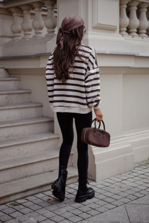 Bluza Damska Model Strel 379829192 Beige/Brown - LaBalancia - uniwersalny