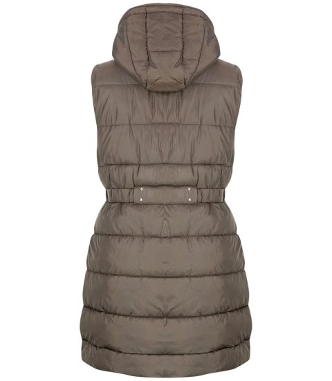 Damski bezrękawnik kamizelka plus size SUZAN (Brązowy)