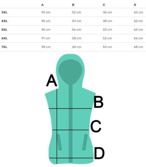 Damski bezrękawnik kamizelka plus size SUZAN (Brązowy)