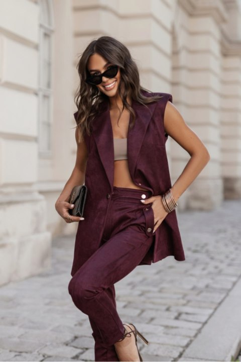 Kamizelka Model Ruby 387251143 Bordo - LaBalancia - L