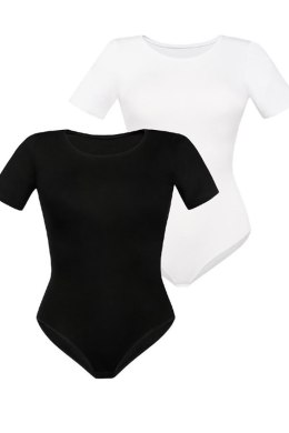 Komplet body Model Shirty 2403-2 Black/White - Teyli - XL