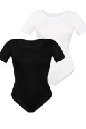 Komplet body Model Shirty 2403-2 Black/White - Teyli - M