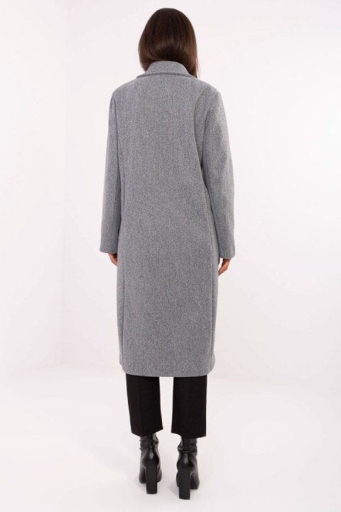 Płaszcz Damski Model IT-PL-80320.65 Grey - Factory Price - uniwersalny