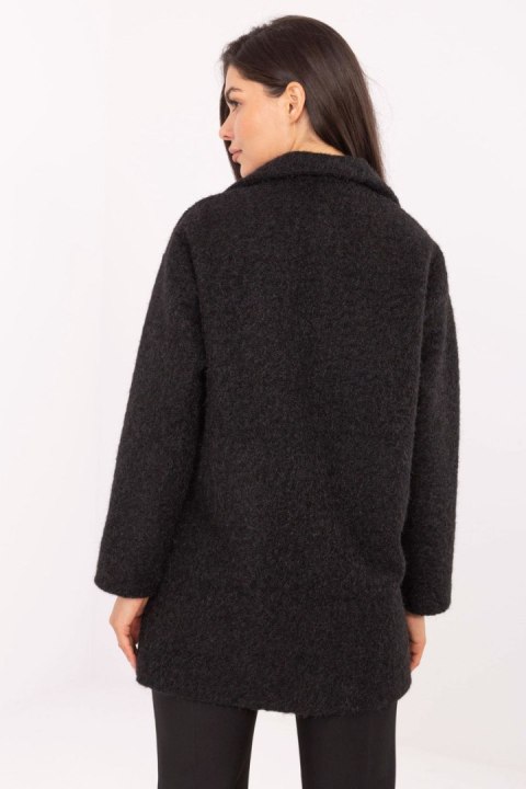 Płaszcz Damski Model IT-PL-96775.19P Black - Factory Price - uniwersalny