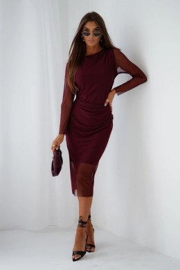 Sukienka Model Lush 363934751 Bordo - LaBalancia - S/M