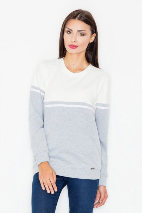 Bluza Damska Model M511 Grey/Ecru - Figl - L Bluza Damska Model M511 Grey/Ecru - Figl - L