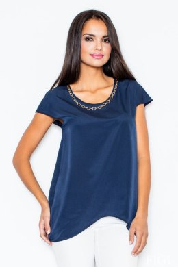 Bluzka Model M390 Navy - Figl - S