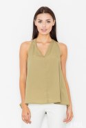Bluzka Model M480 Green - Figl - XL Bluzka Model M480 Green - Figl - XL
