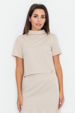 Bluzka Model M542 Beige - Figl - XL