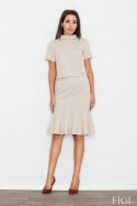 Bluzka Model M542 Beige - Figl - XL