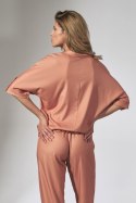 Bluzka Model M744 Orange - Figl - S/M Bluzka Model M744 Orange - Figl - S/M