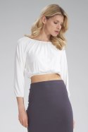 Bluzka Model M781 White - Figl - S/M Bluzka Model M781 White - Figl - S/M
