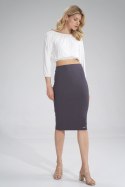 Bluzka Model M781 White - Figl - S/M Bluzka Model M781 White - Figl - S/M