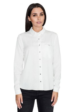 Koszula Damska Model M581 Ecru - Figl - XL