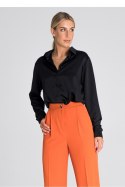 Koszula Damska Model M953 Black - Figl - S/M Koszula Damska Model M953 Black - Figl - S/M