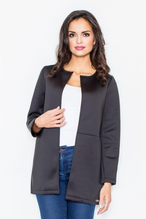 Kurtka Damska Model 345 Black - Figl - L Kurtka Damska Model 345 Black - Figl - L