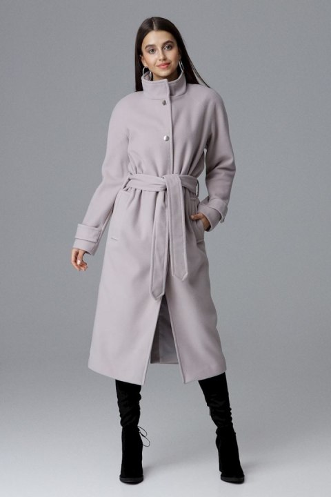 Płaszcz Damski Model M624 Beige - Figl - XL Płaszcz Damski Model M624 Beige - Figl - XL