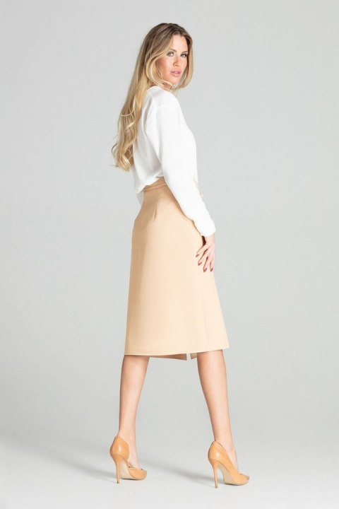 Spódnica Model M697 Beige - Figl - M Spódnica Model M697 Beige - Figl - M